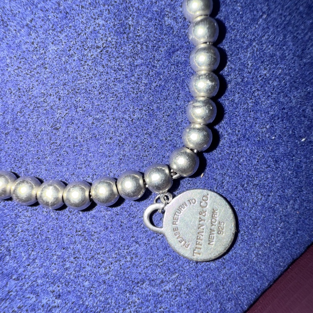 Tiffany bead bracelet authentic